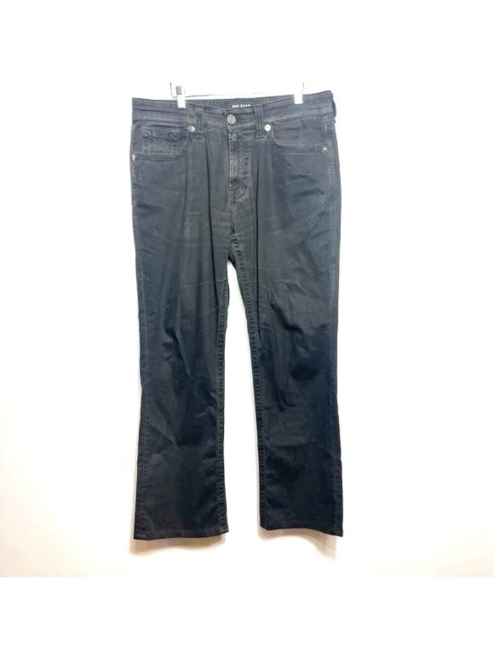 Big Star Gray / Light Black Classic Straight Leg Jeans Size 34R